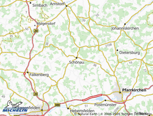 Mapa MICHELIN Schönau - ViaMichelin