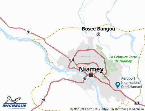 Carte MICHELIN Kouara Kano Nord - ViaMichelin