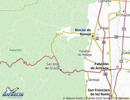 MICHELIN Santa Elena de la Cruz map - ViaMichelin