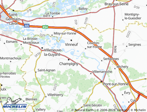 MICHELIN La Tuilerie map - ViaMichelin