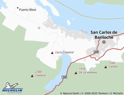 MICHELIN Villa Los Coihues map - ViaMichelin