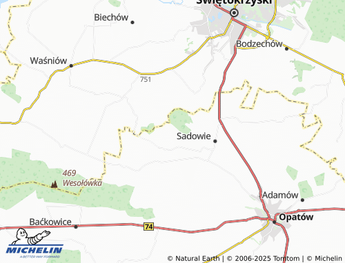Mapa MICHELIN Podlesie - ViaMichelin