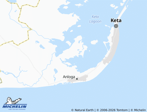 MICHELIN Kodzi map - ViaMichelin