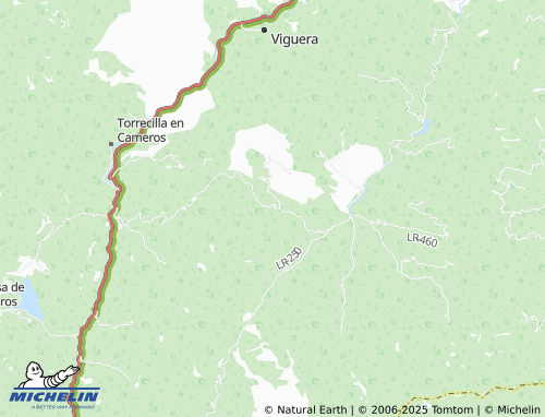 MICHELIN Muro en Cameros map - ViaMichelin