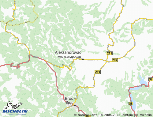Carte MICHELIN Kožetin - ViaMichelin