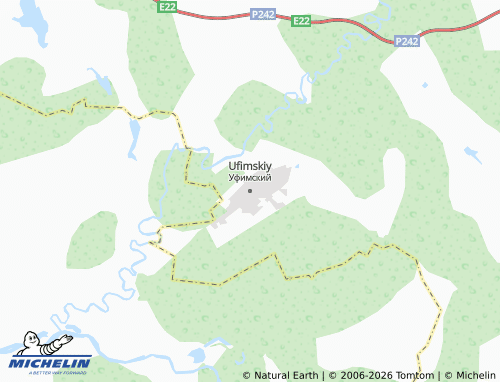 MICHELIN-Landkarte Ufimskiy - ViaMichelin