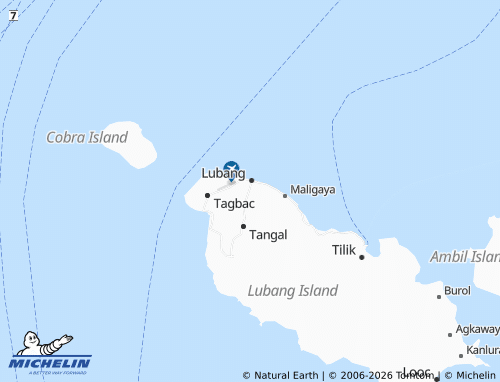MICHELIN Paraiso map - ViaMichelin