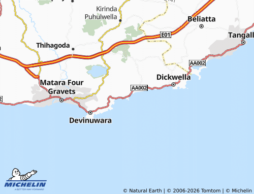 Mappa MICHELIN Suduwella - ViaMichelin