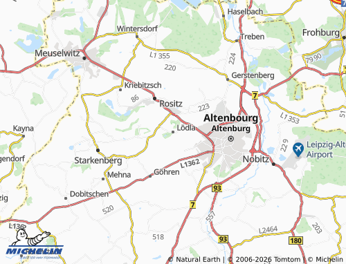 Mappa MICHELIN Lödla - ViaMichelin