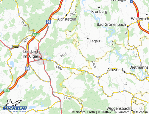 MICHELIN Ausnang map - ViaMichelin