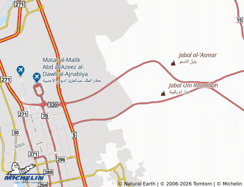 MICHELIN-Landkarte al-Tilal - ViaMichelin