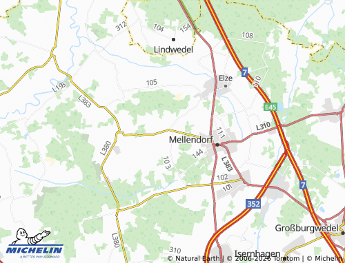 MICHELIN Brelingen map - ViaMichelin