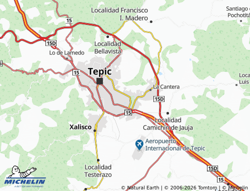 Carte MICHELIN Parque Ecológico - ViaMichelin