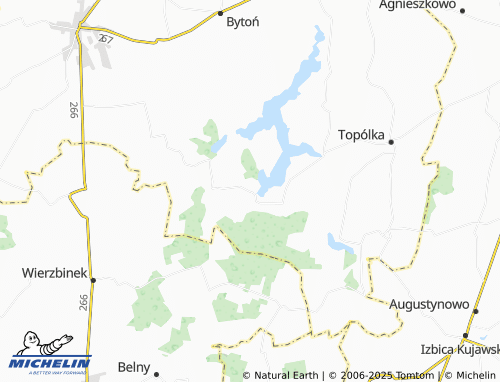 MICHELIN Stawiska map - ViaMichelin
