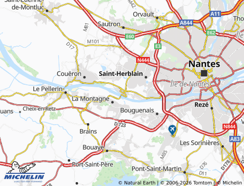 Mapa MICHELIN Indre - ViaMichelin