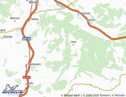 MICHELIN-Landkarte Iracheta - ViaMichelin