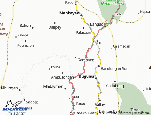 MICHELIN Gambang map - ViaMichelin
