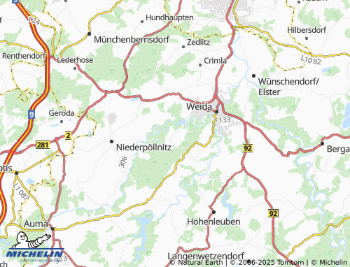 MICHELIN Schömberg map - ViaMichelin