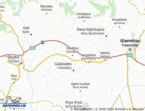 MICHELIN Palaifyto map - ViaMichelin
