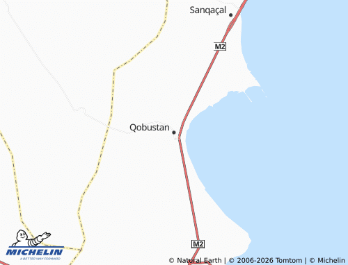 Carte MICHELIN Qobustan - ViaMichelin