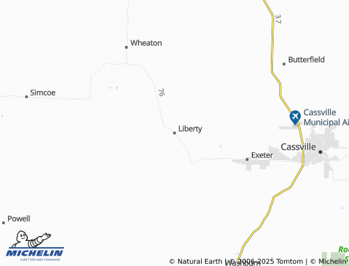 MICHELIN Liberty map - ViaMichelin