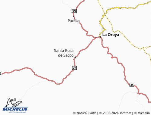 Mappa MICHELIN Santa Rosa de Sacco - ViaMichelin