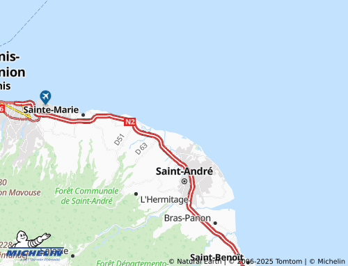 Mapa MICHELIN Bois Rouge - ViaMichelin