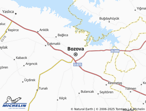 MICHELIN Yeşilova map - ViaMichelin