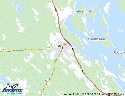 MICHELIN-Landkarte Juuka - ViaMichelin