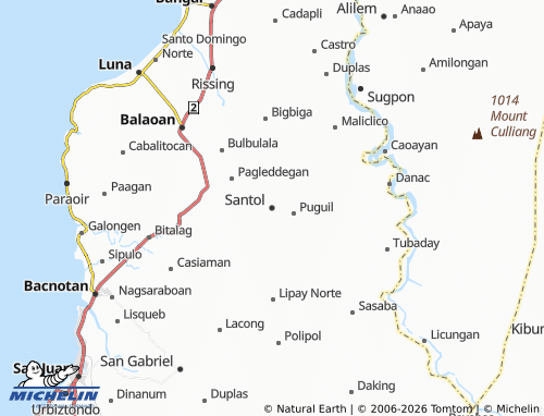 MICHELIN Santol map - ViaMichelin