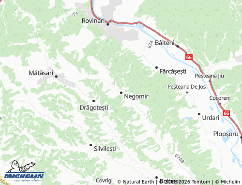 Mappa MICHELIN Negomir - ViaMichelin