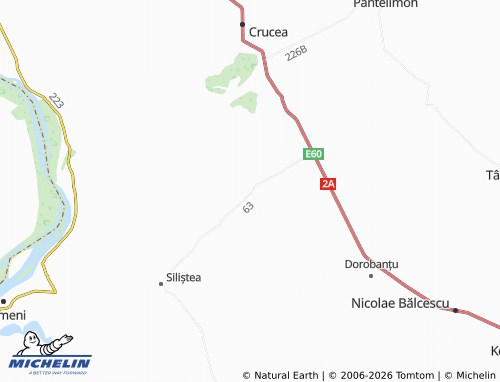 Mappa MICHELIN Tepeș Vodă - ViaMichelin