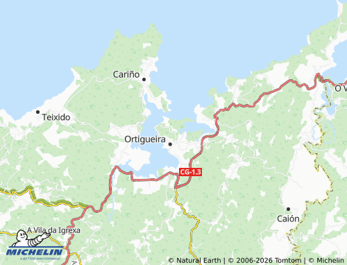 Mappa MICHELIN Os Casás - ViaMichelin