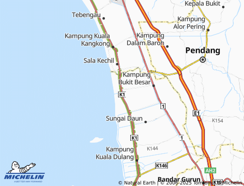 MICHELIN Kampung Bahagia map - ViaMichelin