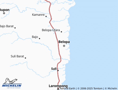 MICHELIN Tanamanai map - ViaMichelin
