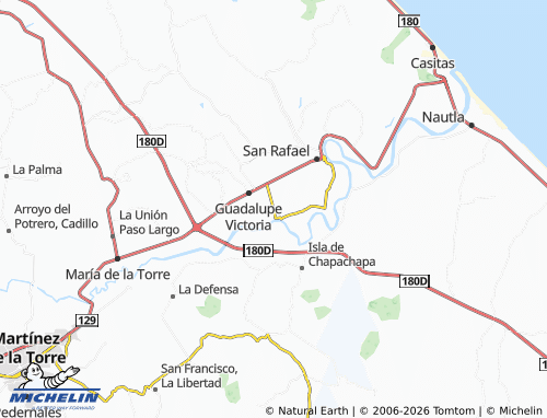 Mapa MICHELIN El Pital - ViaMichelin