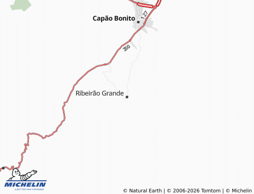 Mapa MICHELIN Ribeirão Grande - ViaMichelin