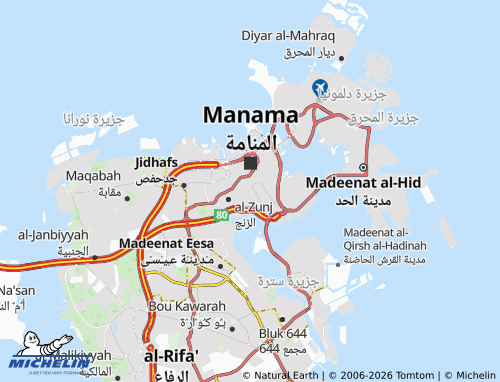 MICHELIN Al Saqiyyah map - ViaMichelin