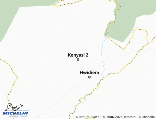 Mapa MICHELIN Kenyasi 2 - ViaMichelin