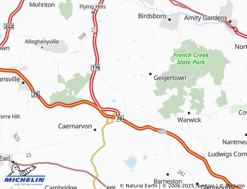 MICHELIN New Morgan map - ViaMichelin