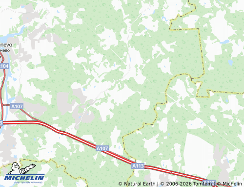 Carte MICHELIN Beklemishevo - ViaMichelin