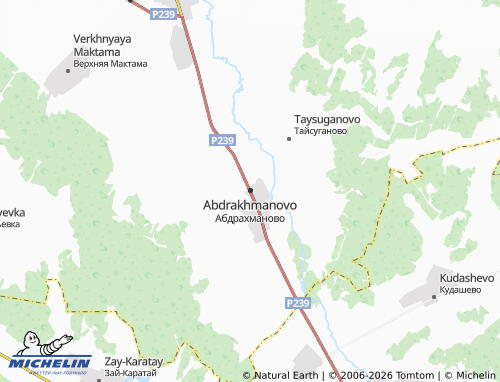 MICHELIN-Landkarte Abdrakhmanovo - ViaMichelin