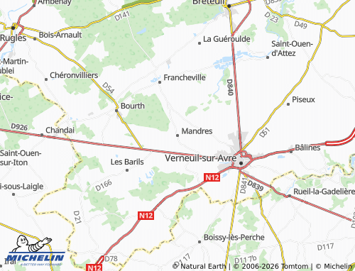 Mappa MICHELIN Mandres - ViaMichelin