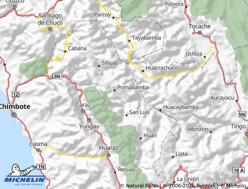 MICHELIN Mariscal Luzuriaga map - ViaMichelin