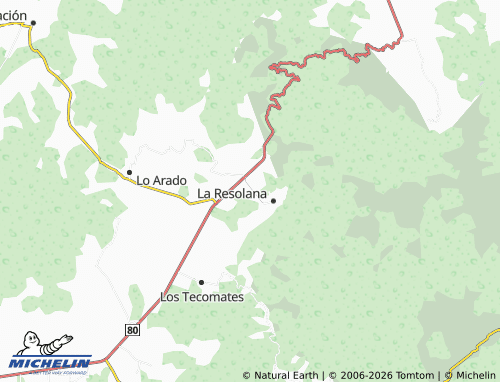 MICHELIN Jardines de San Esteban map - ViaMichelin
