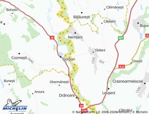 Mappa MICHELIN Cotul Morii - ViaMichelin