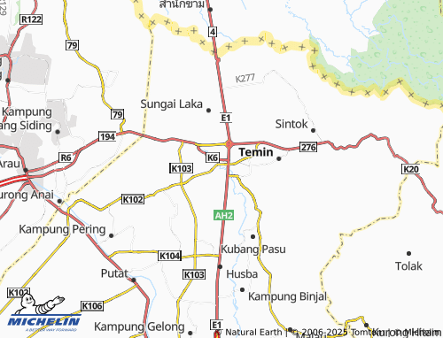 MICHELIN Taman Beringin map - ViaMichelin