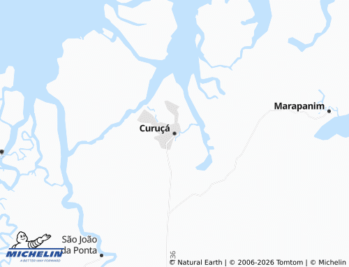 Mappa MICHELIN Curuçá - ViaMichelin
