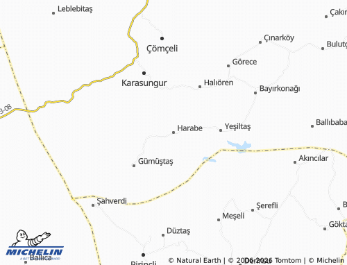 MICHELIN Harabe map - ViaMichelin