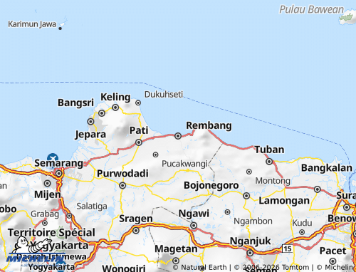 Mapa MICHELIN Rembang - ViaMichelin